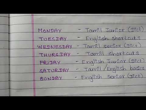 I need your opinions and suggestions on my weekly time table for uploading shorthand videos 🙏