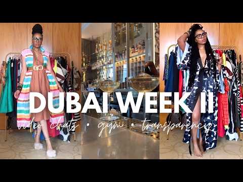 DUBAI VLOG • UNPACKING • the reality of family separation • building communities • VISION BOARD •