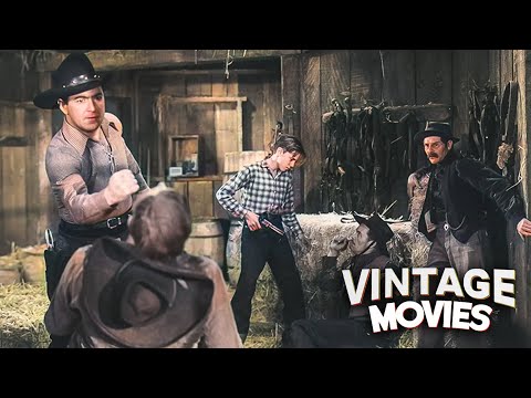 Classic Johnny Mack Brown The Gambling Terror Western Movie | Western Action Movie | Vintage Movies