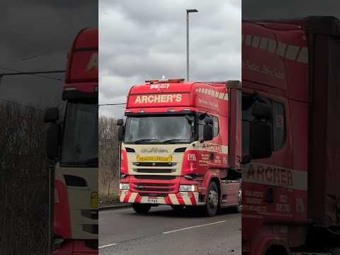 2 Scania and 1 Volvo #Truck at Trafford Park #shorts #shortvideo #youtubeshorts