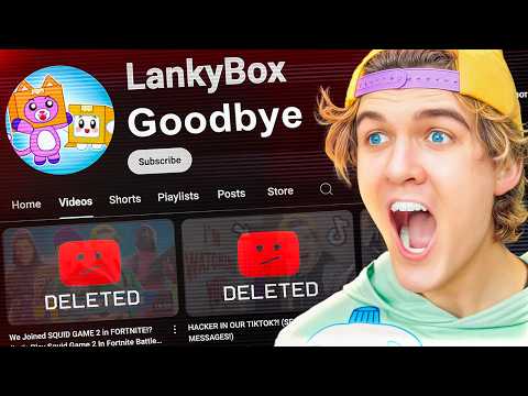 Goodbye YouTube... (LANKYBOX HACKED BY AI!)