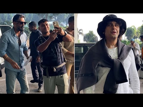 Suniel Shetty And Sonu Nigam Flying Flying From Mumbai | MS shorts