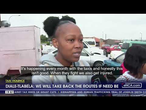 Taxi violence in Soweto between Nanduwe and Wata