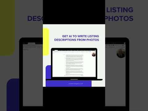 Imagine using AI to generate listing descriptions directly from photos!