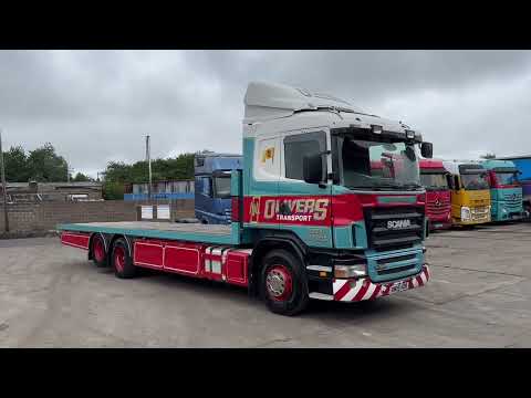 **FOR SALE** 2005 Scania R380 R Cab, 6x2, 26T, 30FT Flatbed - Dixon Commercial Exports Ltd