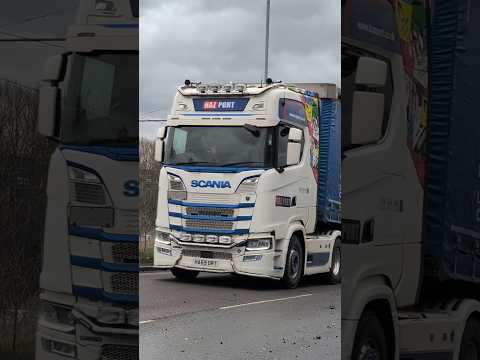 Haz Port Scania S Series #truck at Trafford Park #shortvideo #shorts #youtubeshorts