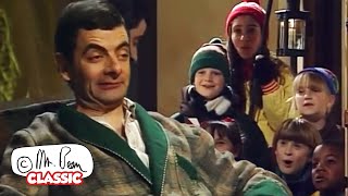 BEAN Listening CHRISTMAS CAROLS | Mr Bean Funny Clips | Classic Mr Bean