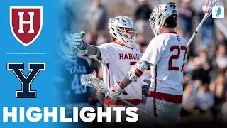 Harvard vs Yale | NCAA College Lacrosse | Highlights - March 15, 2025