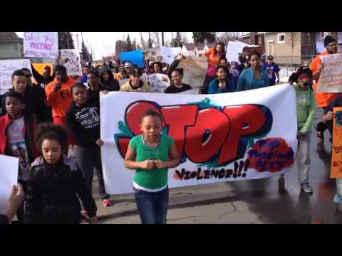 Stop The Violence  rally and walk