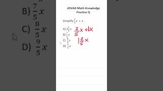 ASVAB/PiCAT Math Knowledge Practice Test Question: Combining Like Terms #acetheasvab w #grammarhero