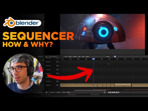 How to use blender for video editing - Dump Run Scene 3