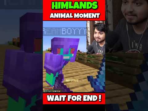 HIMLANDS SEASON 6 ANIMAL MOMENT #himlands #smartypie #shortvideo #viral