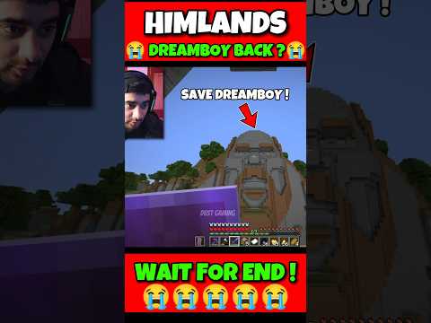 dreamboy quit himlands 😡 sad moments himlands #himlands #smartypie #shortsfeed #minecraft #viral