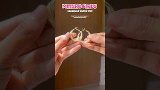 Meesho Korean earrings under the 150| #meesho #youtubeshorts #trending #shortsvideo #shorts #korean