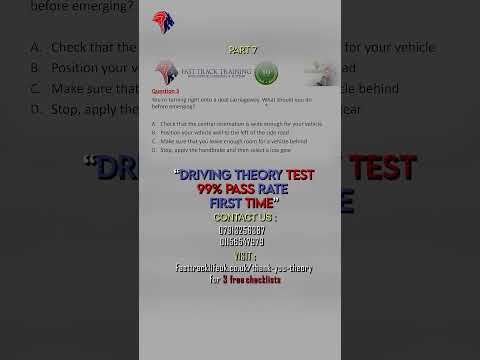 You’re turning right onto a dual carriageway... #theorytest  #drivingtest  #drivinglessons