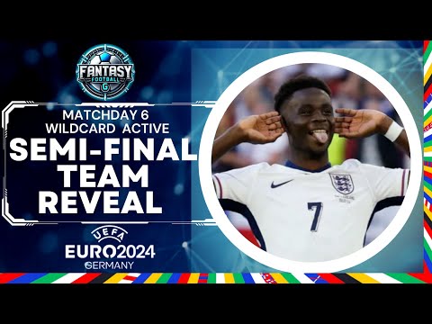 Euro 2024 Fantasy Matchday 6 Team Selection | Wildcard Active | Euro 2024 Fantasy Football