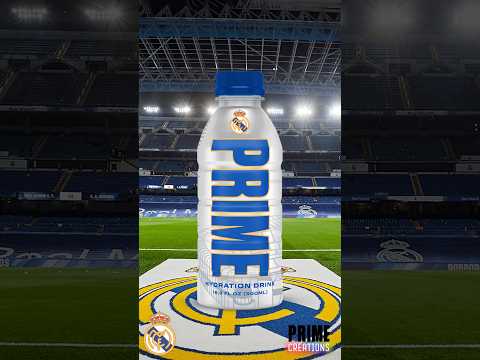 NEW Real Madrid PRIME Hydration! #drinkprime #ksi #realmadrid #loganpaul #prime #primehydration