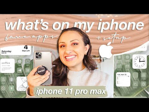 what's on my iphone 11 pro max 🌿