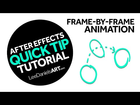 After Effects Tutorial | QUICK TIP | Basic Frame By Frame Animation