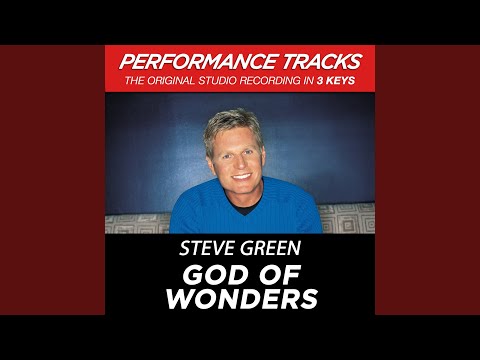 God Of Wonders (Performance Track In Key Of Bb/C With Background Vocals)