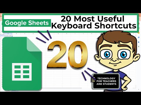 20 Most Useful Google Sheets Keyboard Shortcuts - Save HOURS of Work!