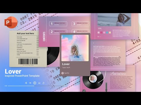 Taylor Swift Lover Album Inspired Template |  Aesthetic PowerPoint Presentation | FREE TEMPLATE