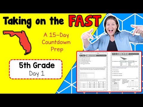 5th Grade | 15-Day FAST Math Countdown Series | Day 1