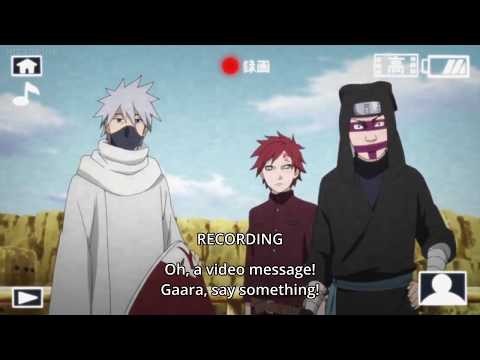 Naruto Shippuden - Gaara's video message