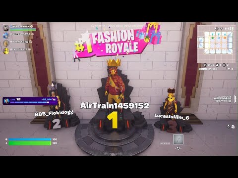 FORTNITE Fashion show (with my friends)