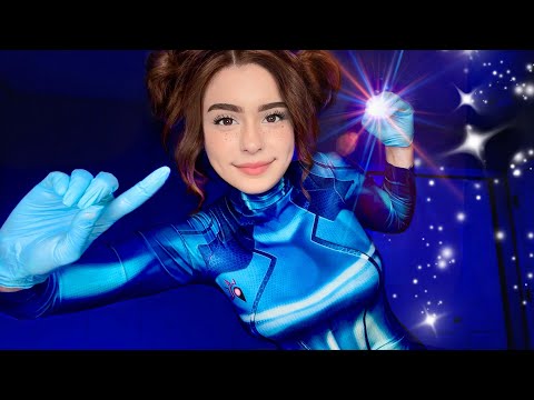 ASMR ALIEN FULL BODY EXAM 👽 Cranial Nerve Examination, Medical Roleplay & Eye Exam for Sleep ✿