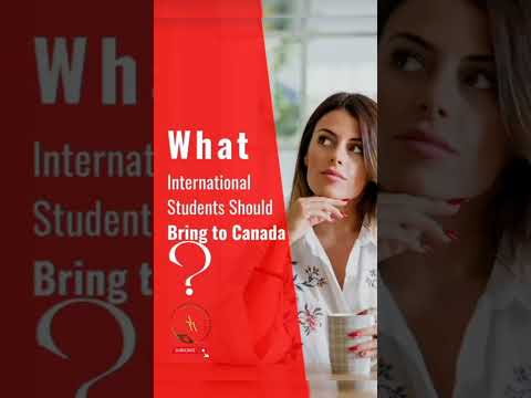 what international students should bring to Canada #canada