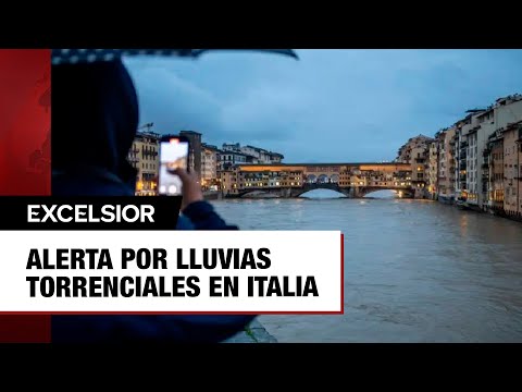 Lluvias torrenciales en Italia provocan la evacuación de decenas