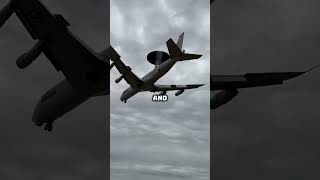 The Boeing E-3 Sentray has a secret weapon  #shortvideo #aviation #aviationenthusiast