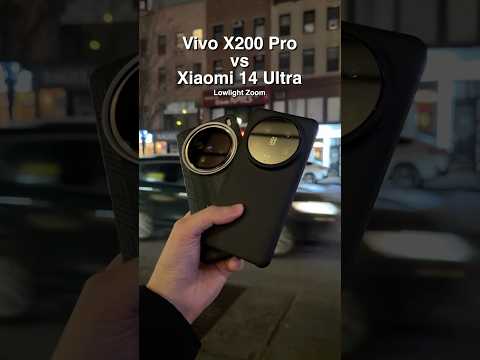 Vivo X200 Pro vs Xiaomi 14 Ultra Lowlight Test!