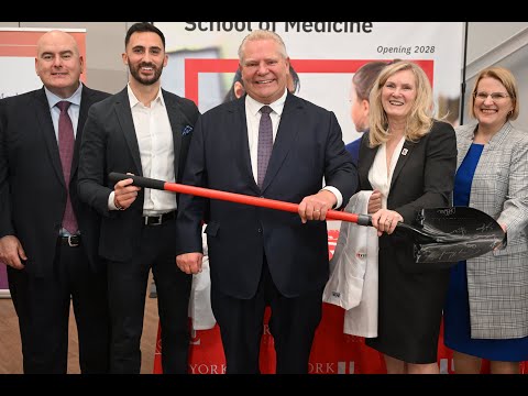 York U's School of Medicine Announcement