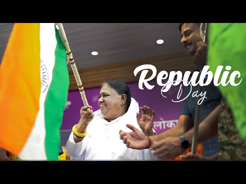 Republic Day of Bharat with Amma at Amritapuri Ashram