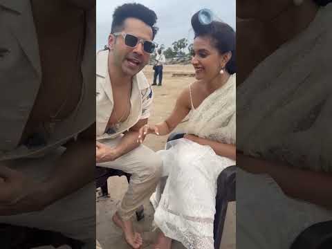 keerthy suresh teaches varun dhawan tamil telugu malayalam#keerthysuresh#varundhawan#babyjhon#bts