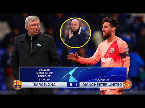 Sir Alex Ferguson Will Never Forget When Lionel Messi and Pep Guardiola Destroyed Manchester United