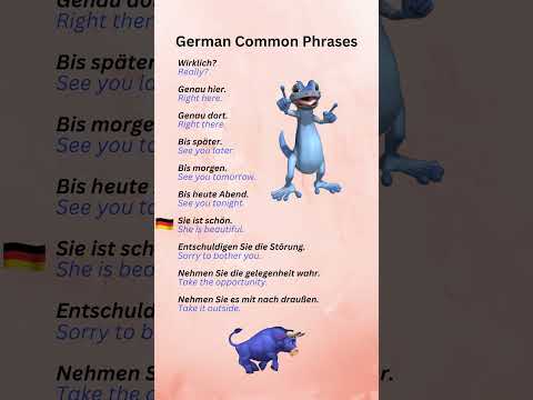 German Common Expressions Part 10 #LearnGerman #GermanPhrases