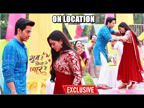 #GHKKPM: Holi Games Khelte Waqt Kareeb Aaye Tejaswini - Neel; Girte-Girte Bache! | ON LOCATION