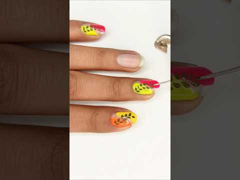 🧷 Easy NailArt Design At Home 🏡😱 #shorts #viralshort #viralnailart #easynailart #nailart #nails