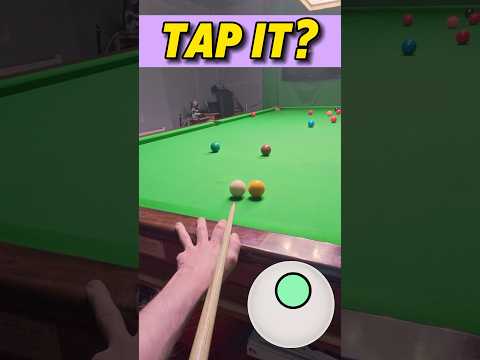 Snooker Practice Break Slow Tap 🚰  GoPro Headcam POV