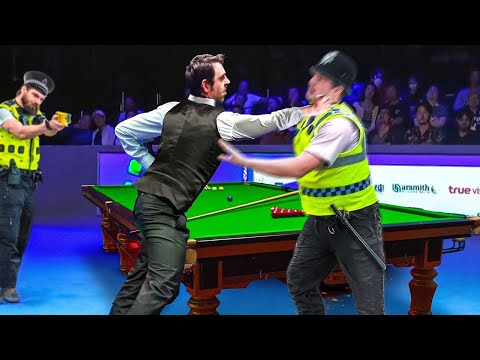 When Snooker Player Gets Angry..