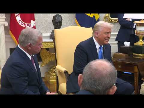 President Trump Hosts a Bilateral Meeting with the King of Jordan and the Crown Prince of Jordan