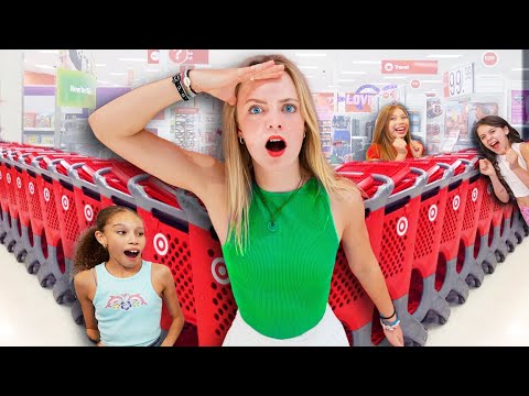 BREAKING RULES with @THEROCKSQUAD  Extreme Hide and Seek in Target! *Shocking Consequence*