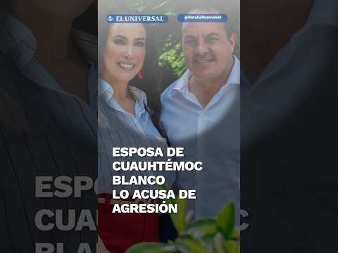 Difunden video de presunta agresión a la esposa de Cuauhtémoc Blanco, Natalia Rezende #shorts