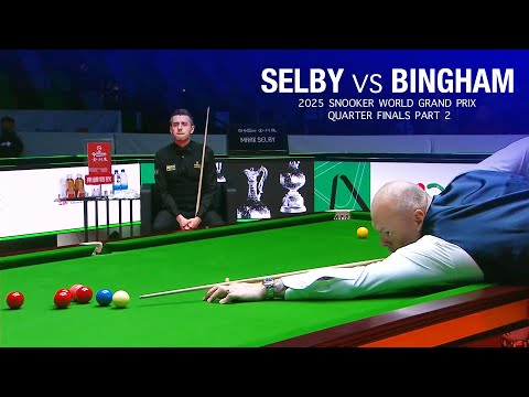 Mark Selby vs Stuart Bingham 2025 Snooker World Grand Prix Quarter Finals Part 2