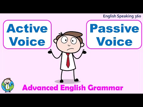 ACTIVE and PASSIVE Voice in English ADVANCED ENGLISH GRAMMAR