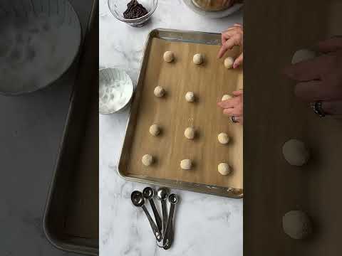 Raspberry thumbprint cookies