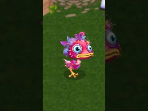 AVESTRUZ-ALTAVOZ BEBÊ NO CONTINENTE! #mysingingmonsters  #shorts